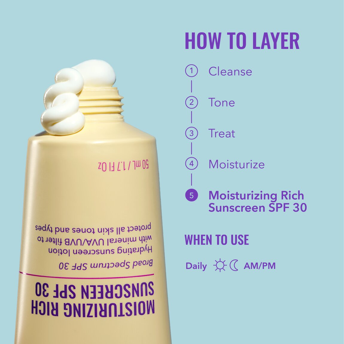 MOISTURIZING RICH SUNSCREEN SPF 30